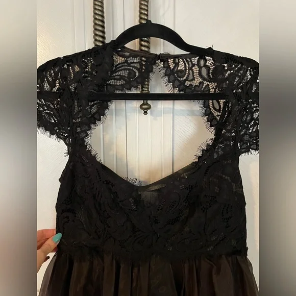 NWT DollsKill/Unholy Black and Red Ombre Mini Dress - Picture 2 of 7